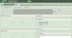 Desktop Screenshot of glompsomethingplz.deviantart.com