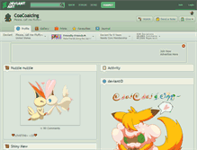 Tablet Screenshot of coacoaicing.deviantart.com