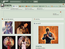 Tablet Screenshot of jiangming.deviantart.com