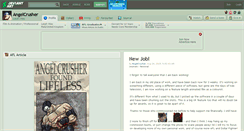 Desktop Screenshot of angelcrusher.deviantart.com