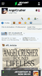 Mobile Screenshot of angelcrusher.deviantart.com