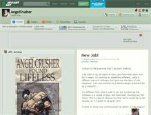 Tablet Screenshot of angelcrusher.deviantart.com