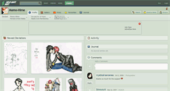 Desktop Screenshot of momo-hime.deviantart.com