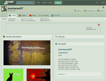 Tablet Screenshot of josemanuel07.deviantart.com