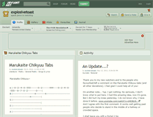 Tablet Screenshot of explosivetoast.deviantart.com