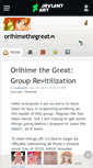 Mobile Screenshot of orihimethegreat.deviantart.com