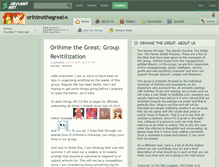 Tablet Screenshot of orihimethegreat.deviantart.com