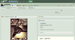Desktop Screenshot of jojokyra.deviantart.com