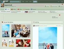 Tablet Screenshot of kazereivolt.deviantart.com