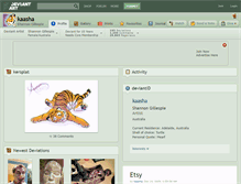 Tablet Screenshot of kaasha.deviantart.com