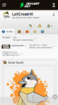 Mobile Screenshot of lexcreatrix.deviantart.com