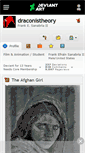 Mobile Screenshot of draconistheory.deviantart.com