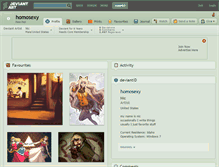 Tablet Screenshot of homosexy.deviantart.com