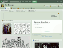 Tablet Screenshot of clair-oneesan.deviantart.com