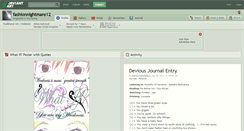 Desktop Screenshot of fashionnightmare12.deviantart.com
