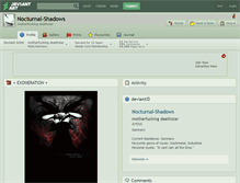 Tablet Screenshot of nocturnal-shadows.deviantart.com