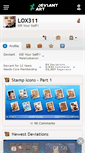 Mobile Screenshot of lox311.deviantart.com