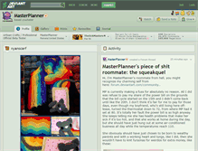 Tablet Screenshot of masterplanner.deviantart.com