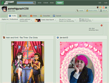 Tablet Screenshot of aomehigurashi258.deviantart.com