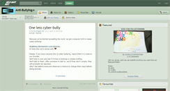 Desktop Screenshot of anti-bullying.deviantart.com