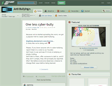 Tablet Screenshot of anti-bullying.deviantart.com