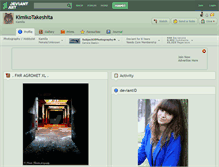 Tablet Screenshot of kimikotakeshita.deviantart.com