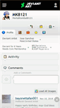 Mobile Screenshot of mk8121.deviantart.com