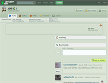 Tablet Screenshot of mk8121.deviantart.com