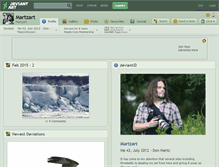 Tablet Screenshot of martzart.deviantart.com