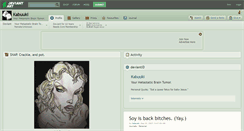 Desktop Screenshot of kabuuki.deviantart.com