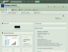 Tablet Screenshot of fantasy-writer42.deviantart.com