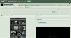 Desktop Screenshot of deviant-arcade.deviantart.com