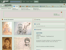 Tablet Screenshot of bitstupid.deviantart.com