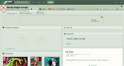 Desktop Screenshot of bloody-dragon-avenge.deviantart.com