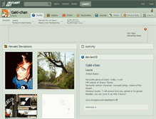 Tablet Screenshot of gaki-chan.deviantart.com