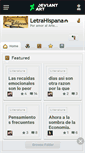 Mobile Screenshot of letrahispana.deviantart.com