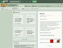 Tablet Screenshot of letrahispana.deviantart.com