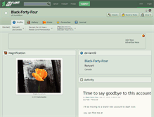 Tablet Screenshot of black-forty-four.deviantart.com