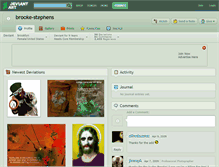 Tablet Screenshot of brooke-stephens.deviantart.com
