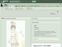 Tablet Screenshot of difyr.deviantart.com