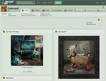 Tablet Screenshot of funkwood.deviantart.com