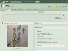Tablet Screenshot of patee.deviantart.com