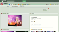 Desktop Screenshot of designia07.deviantart.com