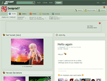 Tablet Screenshot of designia07.deviantart.com