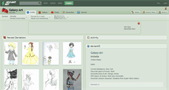 Desktop Screenshot of galaxy-art.deviantart.com