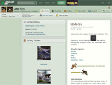 Tablet Screenshot of lotn-fc.deviantart.com