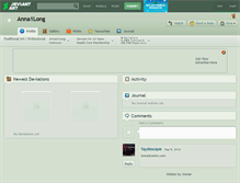 Tablet Screenshot of anna1long.deviantart.com