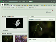 Tablet Screenshot of irisknight.deviantart.com