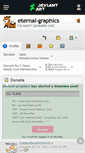 Mobile Screenshot of eternal-graphics.deviantart.com