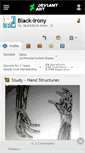 Mobile Screenshot of black-irony.deviantart.com